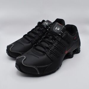 Nike Shox NZ Sneakers Men's Size 9 Black Varsity Red 378341-017 NEW